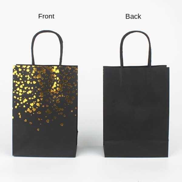 6 st Kraftpapper presentpåse Festförpackningspåsar D D D