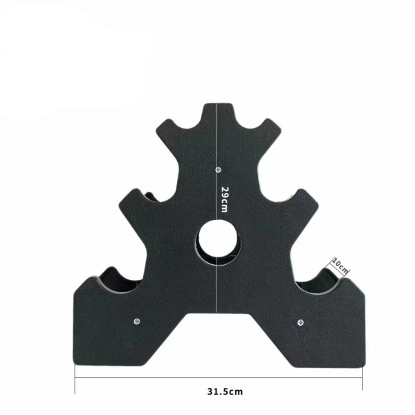 Käsipainohylly Fitness kiinnittävä kolmion muotoinen teline 2 2 2