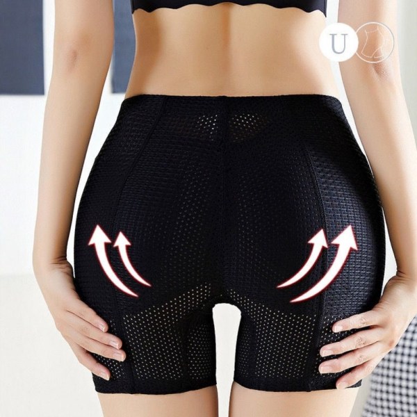 Butt Lifter Shaper Trusser Hoftepuder Shapewear SORT M black M