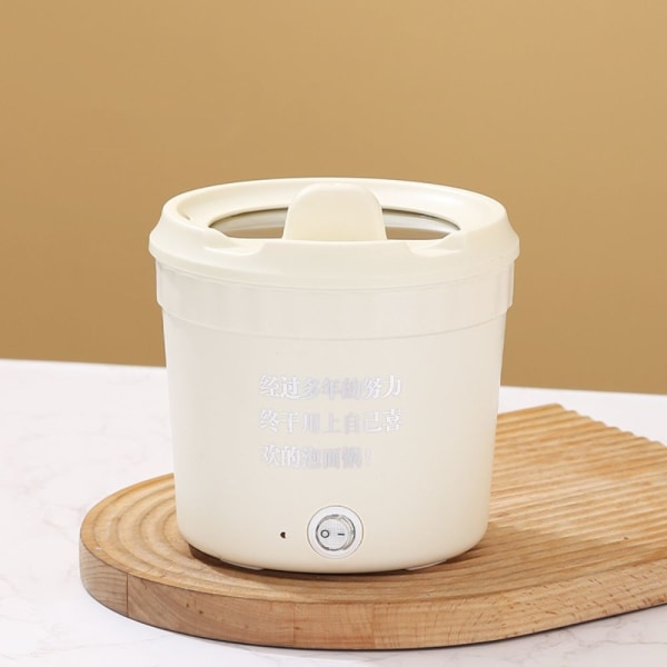 Electric Noodle Cooking Pot Mini Electric Hotpot WHITE-EU PLUG White-EU Plug