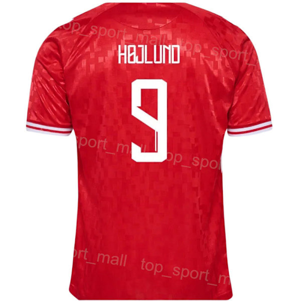 24-25 Tanskan jalkapallomaajoukkueen lasten ja aikuisten kotipaita nro 10 Eriksen XL