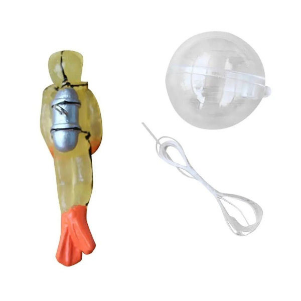 Simulation Diver Flytande Dykare Nedsänkt Dekoration GUL yellow