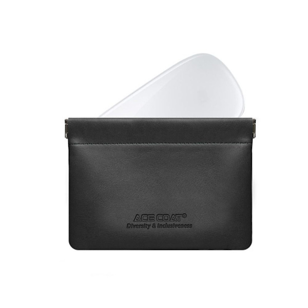 PU Øretelefon Wire Bag Mini Kosmetiktasker SORT black