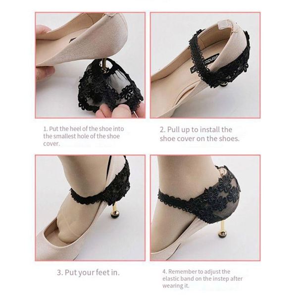 1Pairs Shoes Band korkokengät pitelee C C C