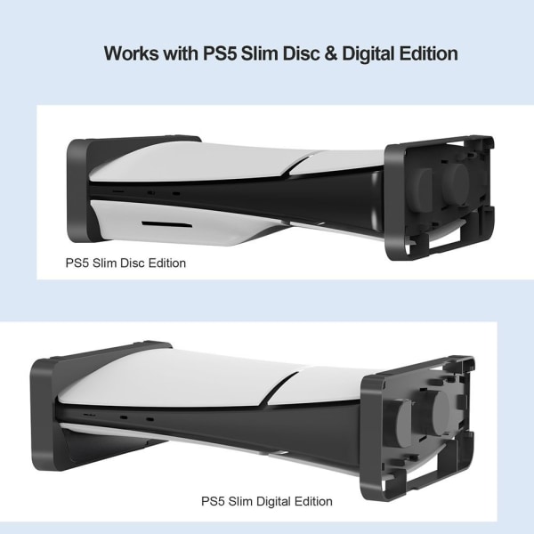 Game Console Dock Game Horizontal Base SVART black