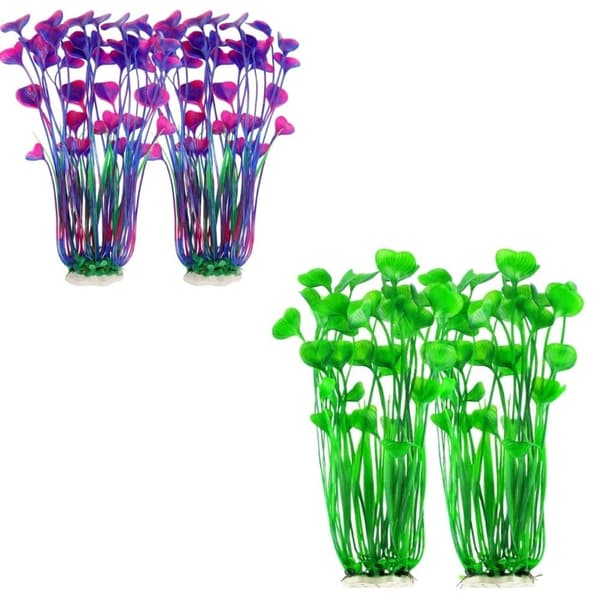 2 STK Kunstige Akvarieplanter A