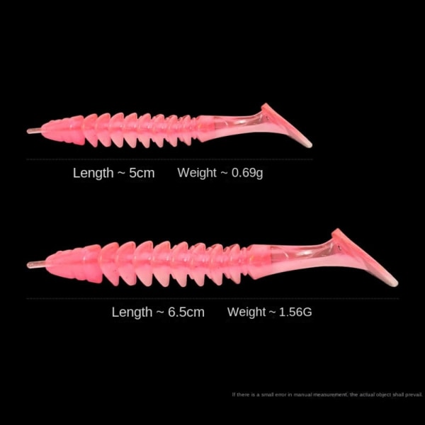 Bløde fiskelokker Bløde lokker 6,5 cm2 2 6.5cm2