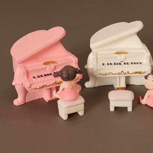 Dockskåp Mini Piano Pianomodell VIT White