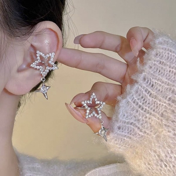 Butterfly Ear Clip Kvast ørering STYLE 8 STYLE 8 Style 8