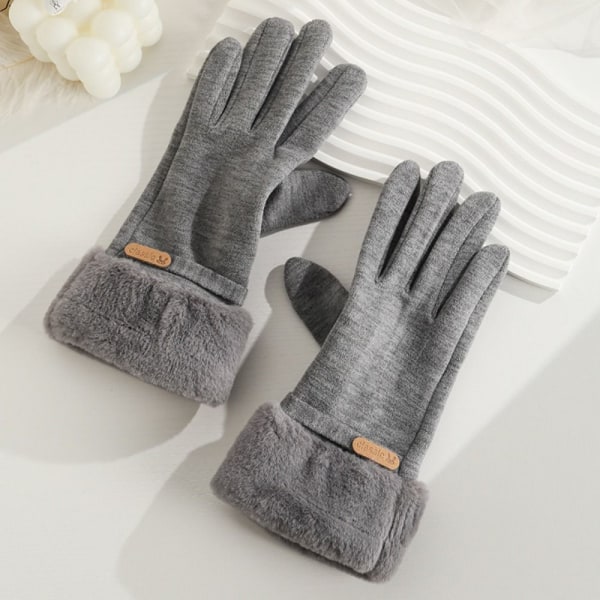 Finger Gloves Kosketusnäyttö Käsineet GRAY Grey