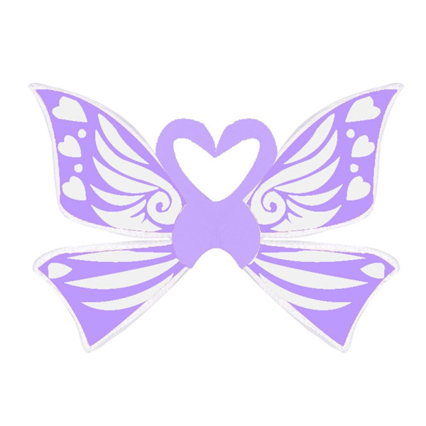 Butterfly Fairy Wings Prinsesse Angel WHITE White