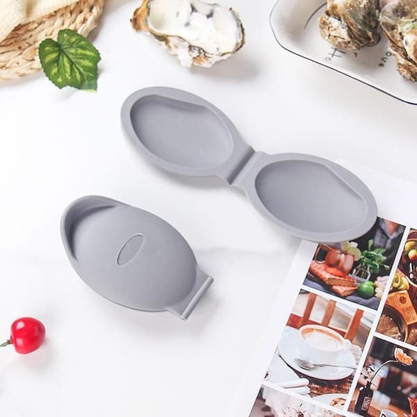 Østersåpner Håndklips Silikonklemme Blåskjell GRÅ Grey