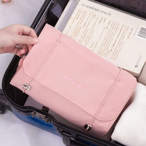 Mesh Kosmetikväska Handväska ROSA pink