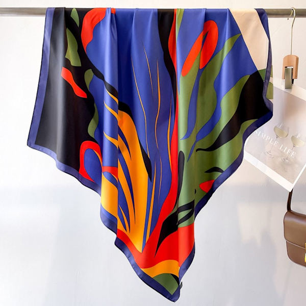 90x90 cm Silk Scarf Strandsjal 1 1 1