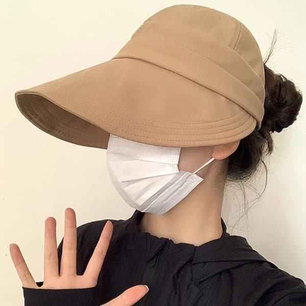 Solhatte til kvinder Baseball Caps KHAKI khaki