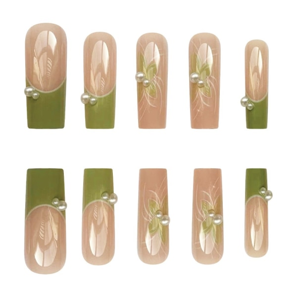 Ballerina Press On Nails False Nail Tips CJ-29 CJ-29 CJ-29