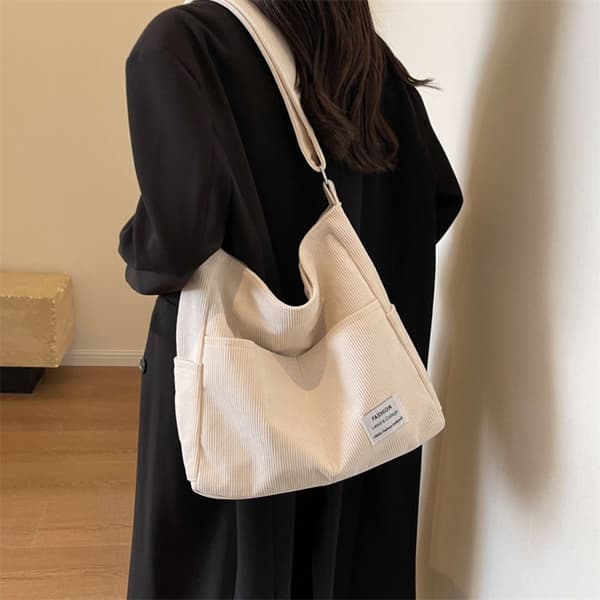 Dame skuldertaske mulepose BRUN brown