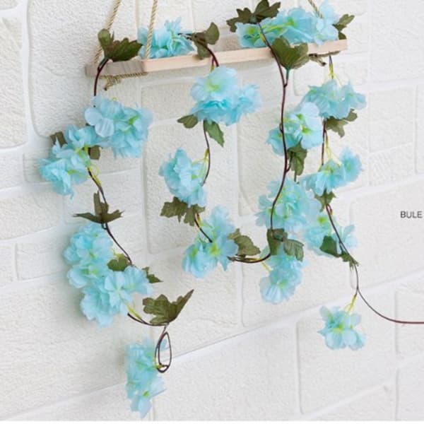 Sakura Vinranke Bryllupsdekorasjon BLÅ Blue