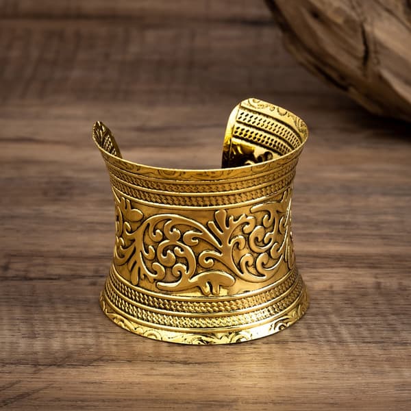 Utskuret elefantdjurarmband Öppet brett armband E E E
