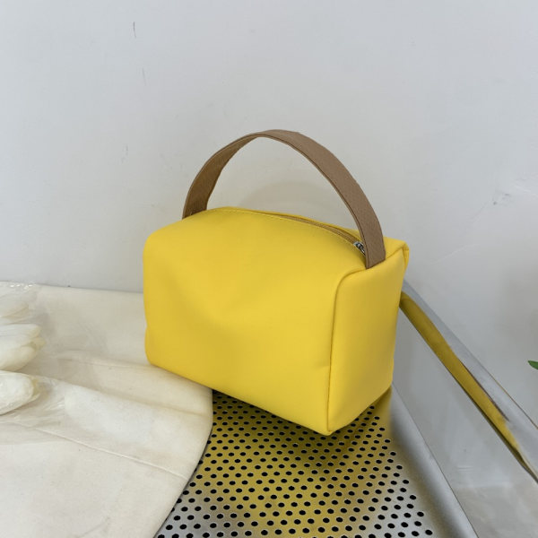 Handväska Liten fyrkantig väska GUL Yellow