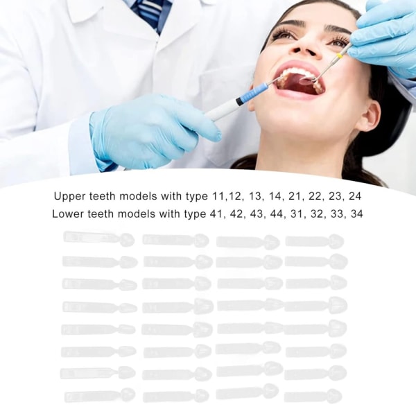 32 stk Dental Finer Form Sæt Dental Finer Tand Finer