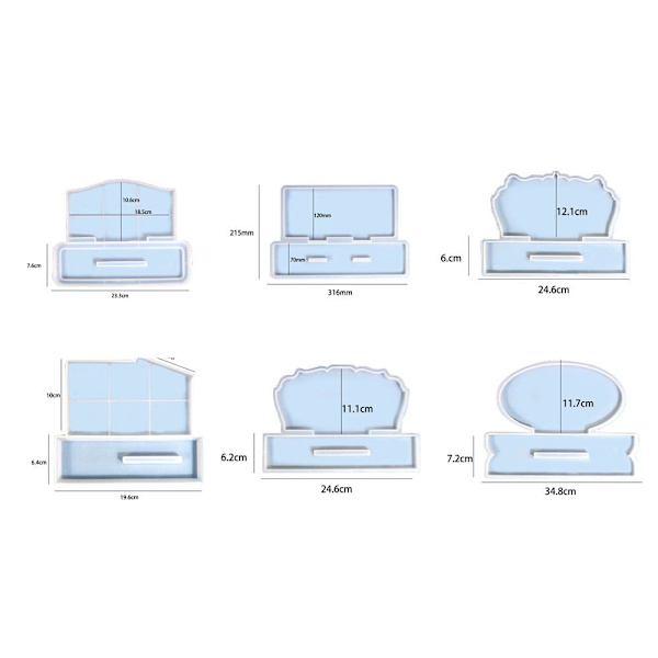 Fotorammeform Billedramme Silikoneform D D D