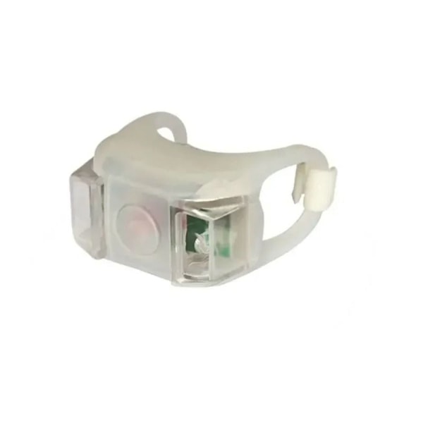 Nattalarmlys LED-blits Forsiktig-lampe HVIT White