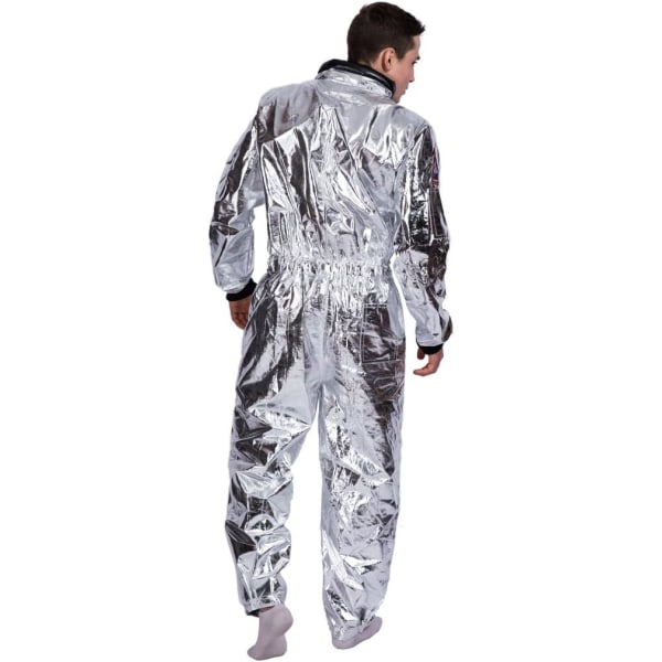 Voksen Astronaut Space Jumpsuit Kostyme Party Space CostumeCosplay Menn Kvinner Barn XL