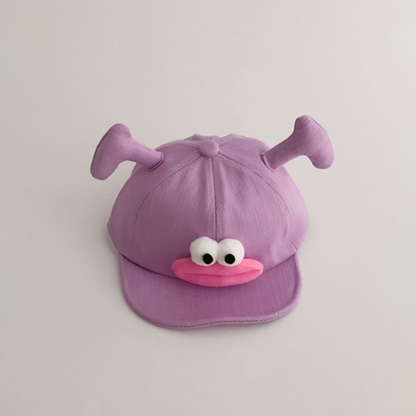 Klovn Duck Tunge Hat Børn Baseball Caps LILLA purple
