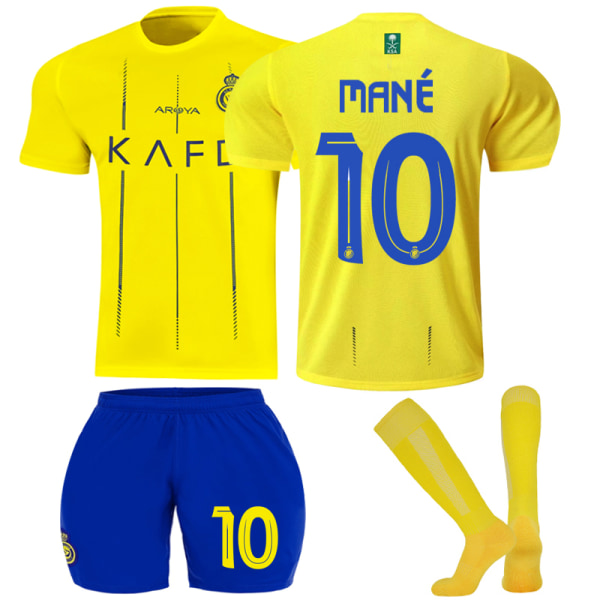 2023-2024 Al-Nassr FC fodbolddragter til børn nr. 10 Mane 22