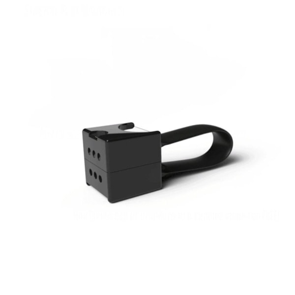 Nödladdare för telefon, drivs av 2 st AA-batterier, SVART black