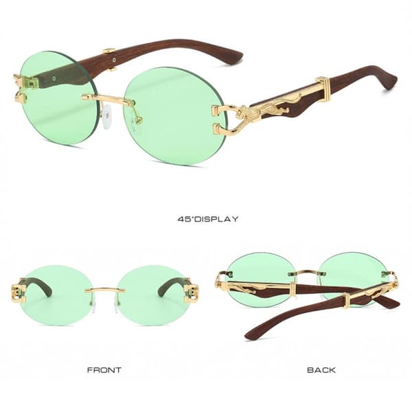 Ovale damesolbriller med fargegradient GRADIENT TEA Gradient Tea