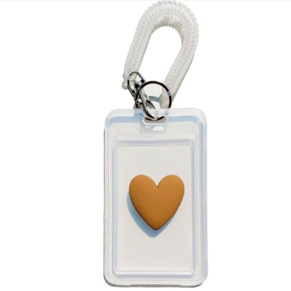 Med nyckelring Transparent Card Hold Access Card BLÅT blue