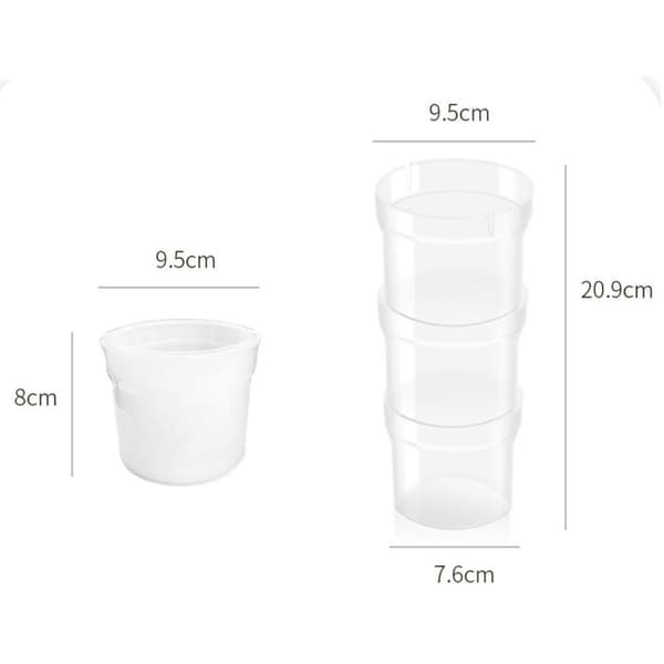Förvaringskopp för spritspåsar