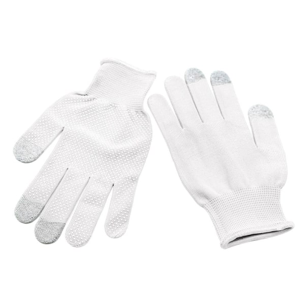 Work Safe Gloves Touch Screen Hanske HVIT white