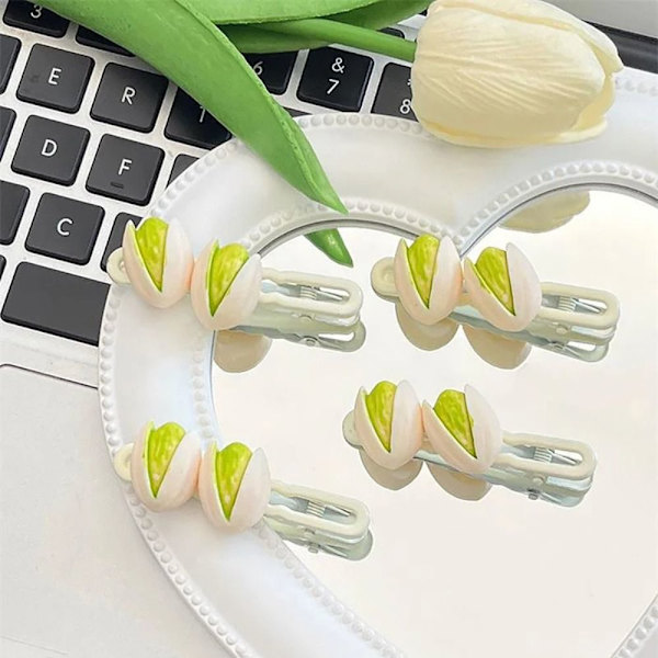 2st/ set Hårklämmor Anknäbbsklämmor Side Bangs Clips