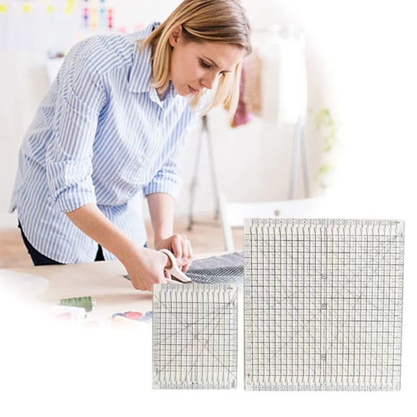Sömnadslinjalmall Quiltskärlinjal 6 TUM 6 inch