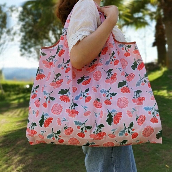 Trykt indkøbstaske Eco Tote Håndtaske 4 4 4