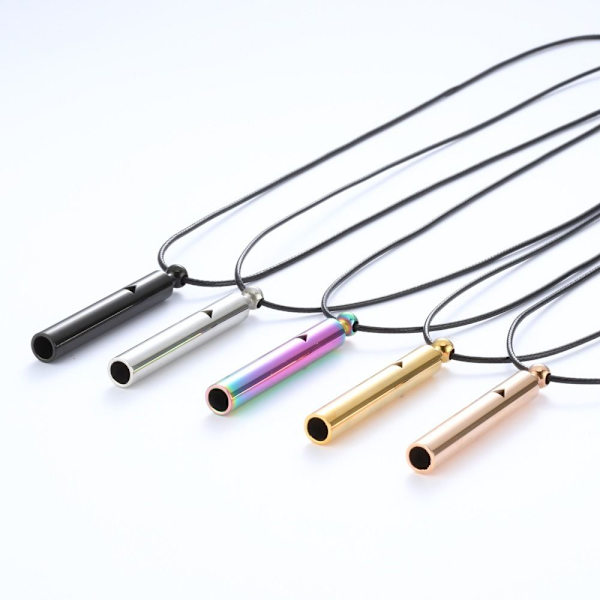 Mindful Breathing Kaulakoru Mindful Anapana Hengittävä kaulakoru Rose Gold