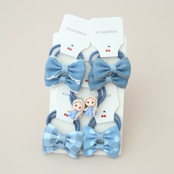 10 stk Elastisk gummibånd Hårbånd Bowknot 3 3 3