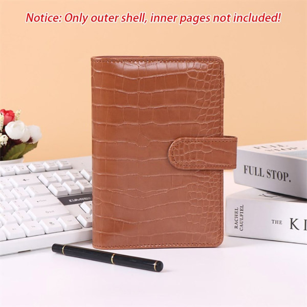 1 Stk Binder Notebook Cover Notebook Shell BRUN BRUNT brown