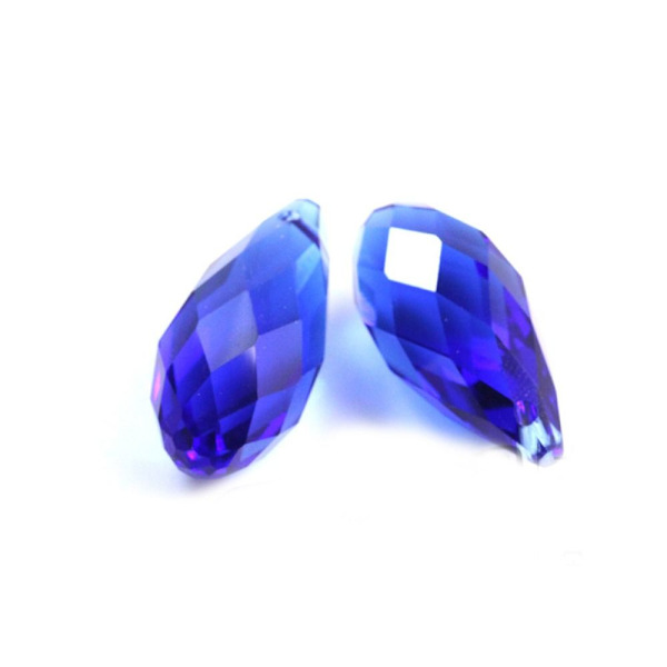 20st/ set Crystal Beads Teardrop Faceted Crystal 02 02 02