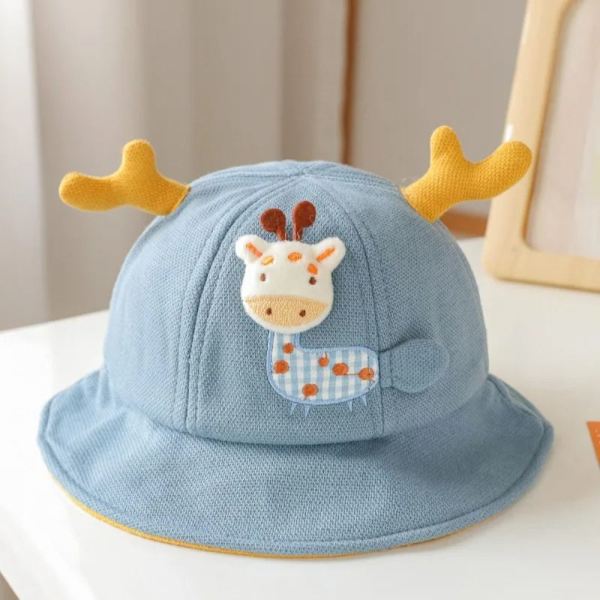 Baby Bucket Hat Børn Solhat BLÅ blue