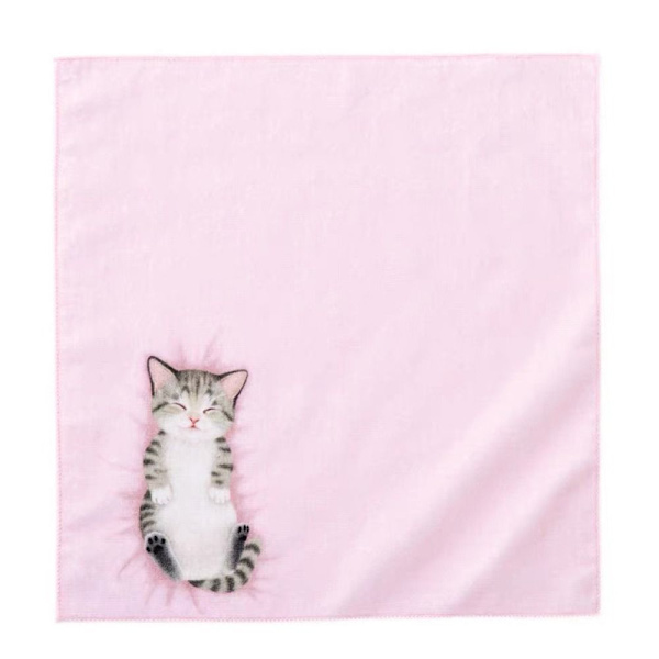 Kat Funny Håndklæde Aftørringshåndklæde PINK pink