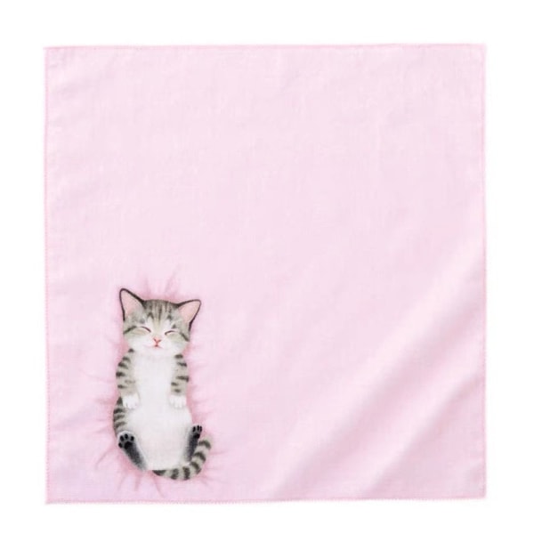 Kissa Funny Käsipyyhe pyyhkeet PINK pink