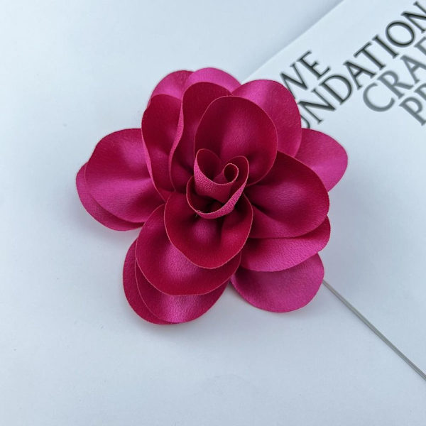 Stor blombrosch franska kvinnor Corsage ROSE RED rose red