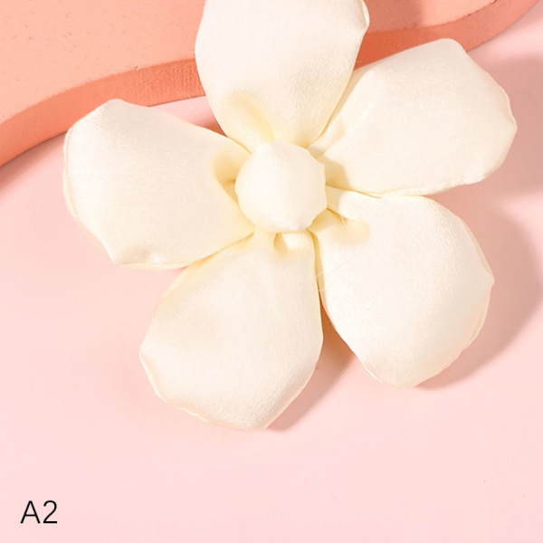 Muoti Kangas Rintaneula Flower Design Rintakoru Pins BEIGE NO rintakoru beige no brooch-no brooch