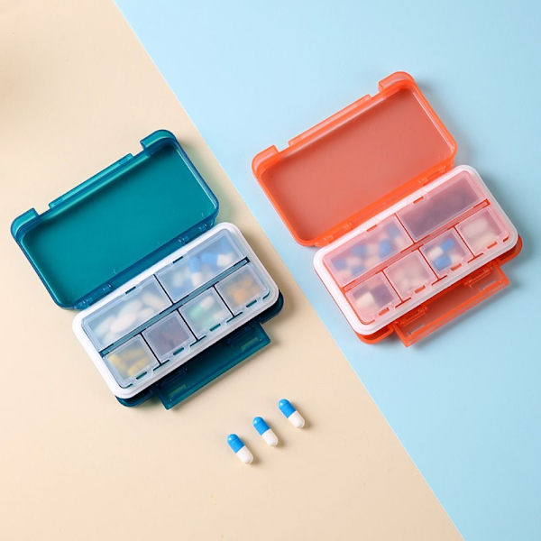 6 Grid Pills Box Daily Pill Case GRØN green