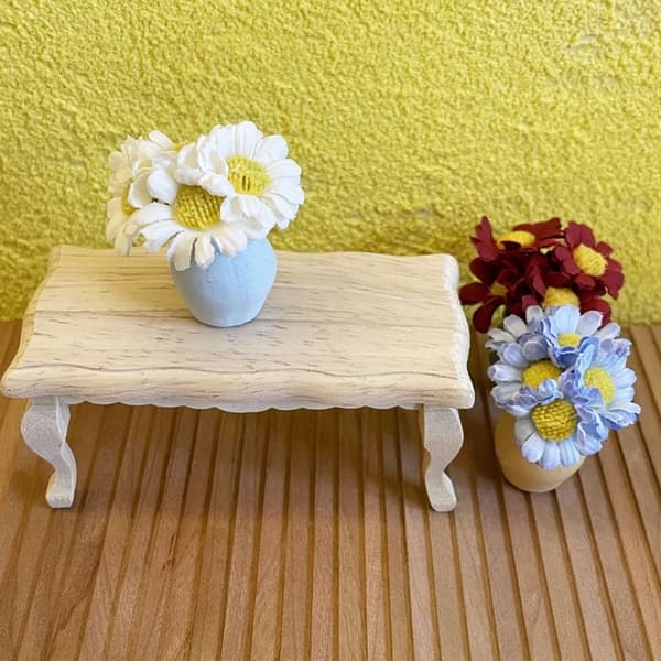 Bomullsdocka Daisy Dockhus Blomma BLÅ Blue