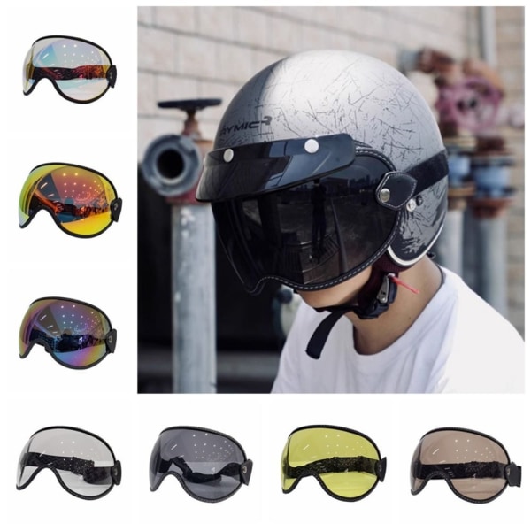 Bubble Visir Halv Helmet Bubble Visir 01 01 01